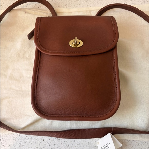 Coach Handbags - RARE! With tags Vintage Coach Sidepack Classic Turnlock Closure Crossbody